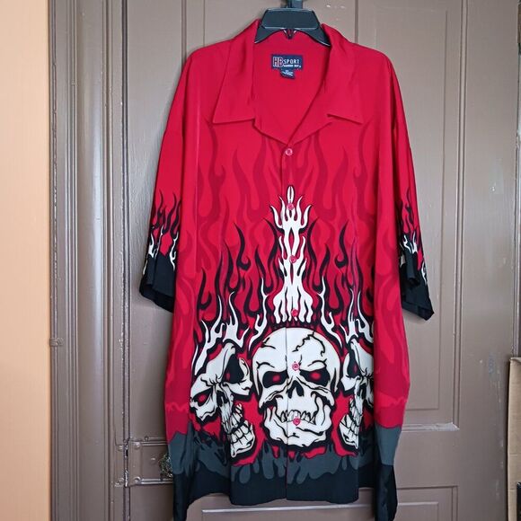 Men's Shirt Size 3X Bikercore Y2K HB Sport Harbor Bay - Picture 10 of 10